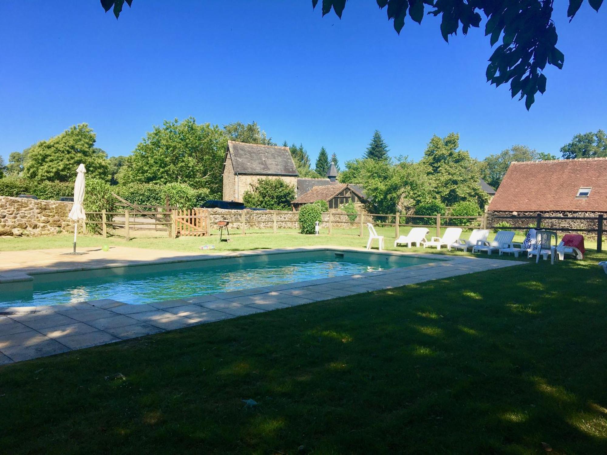 Le Hameau De La Fouquiere Villa Joue-du-Bois Bagian luar foto